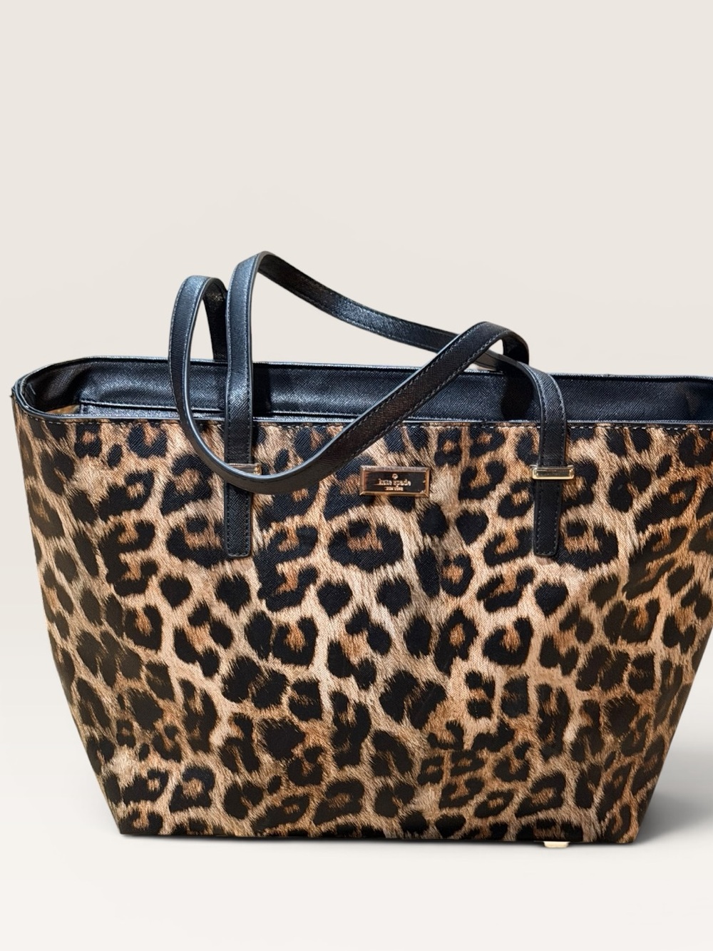 Kate Spade Leopard Cedar Street Small Harmony Tote Bag - Picture 3 of 15